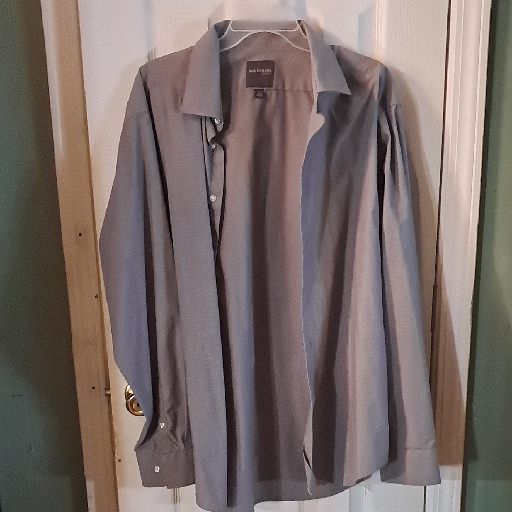 Last Week Going Away June 1st Madison Charcoal Slim Fit Shirt